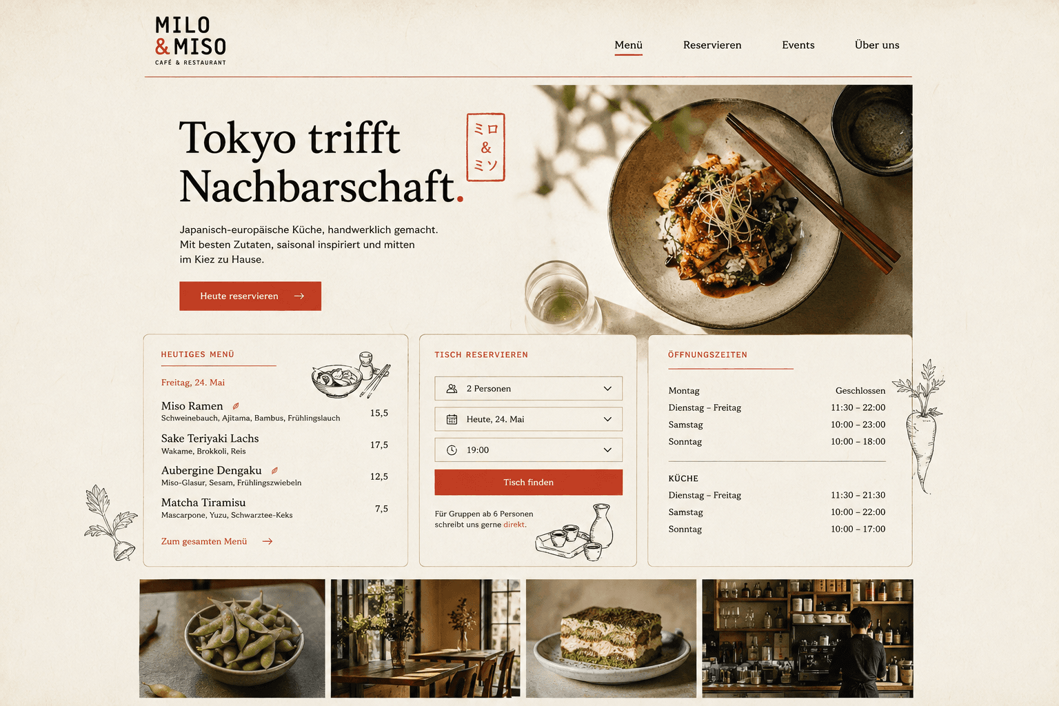 Designstudie: Gastronomie