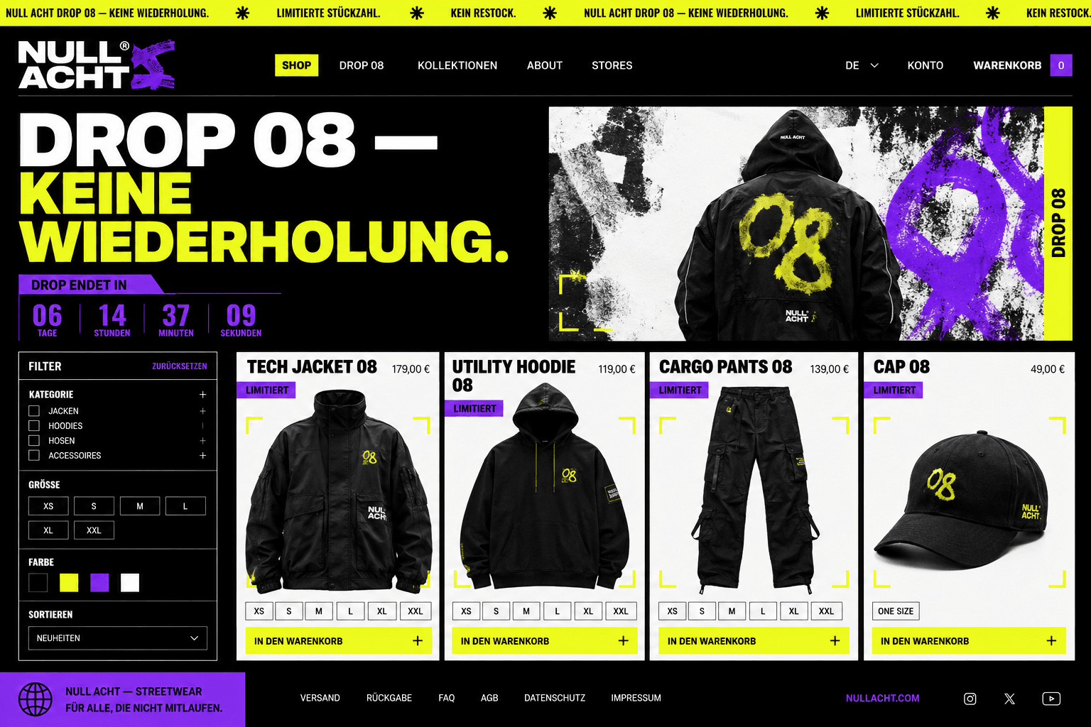 Designstudie Streetwear Commerce