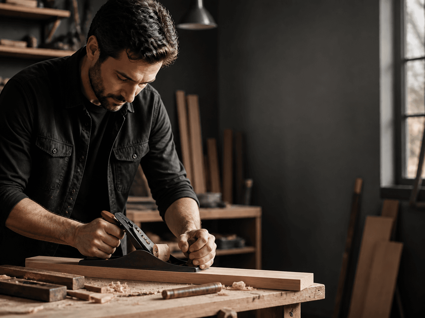 Illustrative Handwerksszene